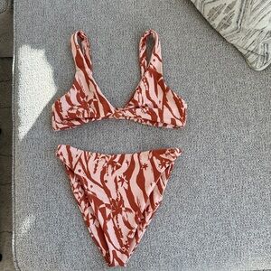 Skatie Brown Bikini Set